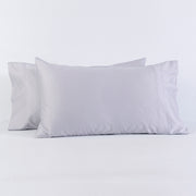 Set 2 Fundas Almohadas 300 Hilos 50x90cm Gris Claro