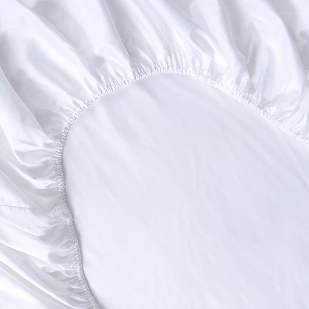 Sábana Inferior 300 Hilos 1.5 Plazas Blanca