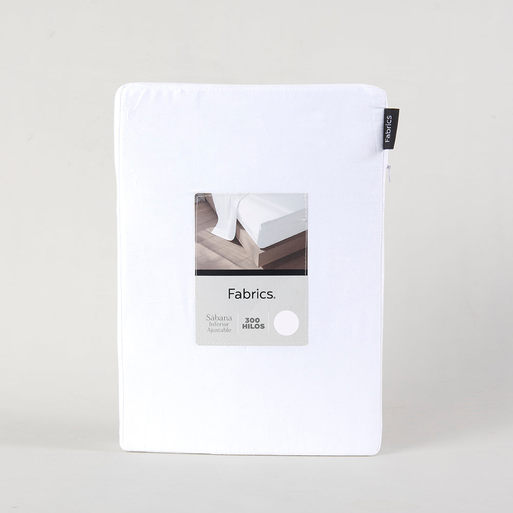 Sábana Inferior 300 Hilos Super King Blanca