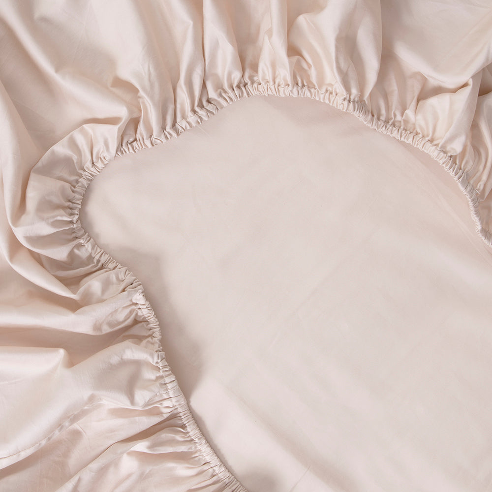 Sábana Inferior 300 Hilos King Beige