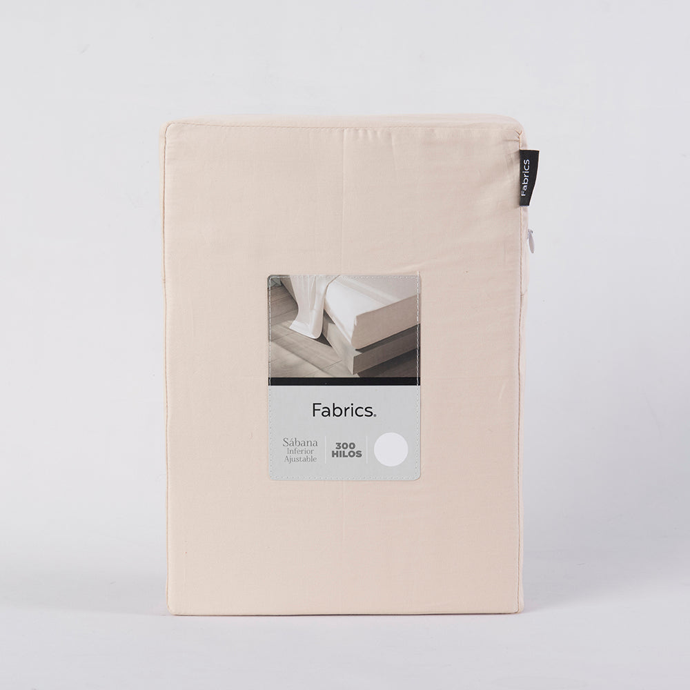 Sábana Inferior 300 Hilos Super King Beige