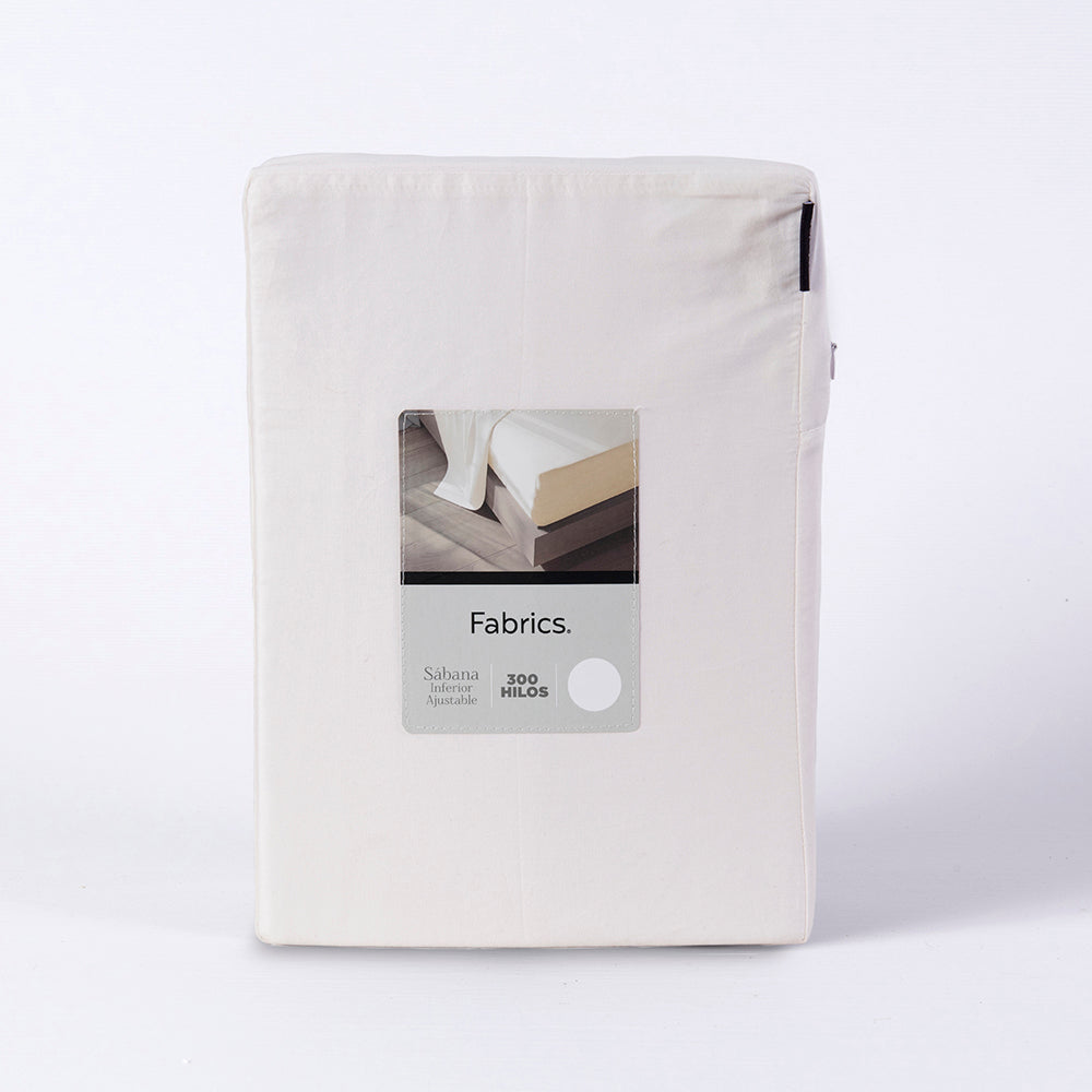 Sábana Inferior 300 Hilos Super King Crudo