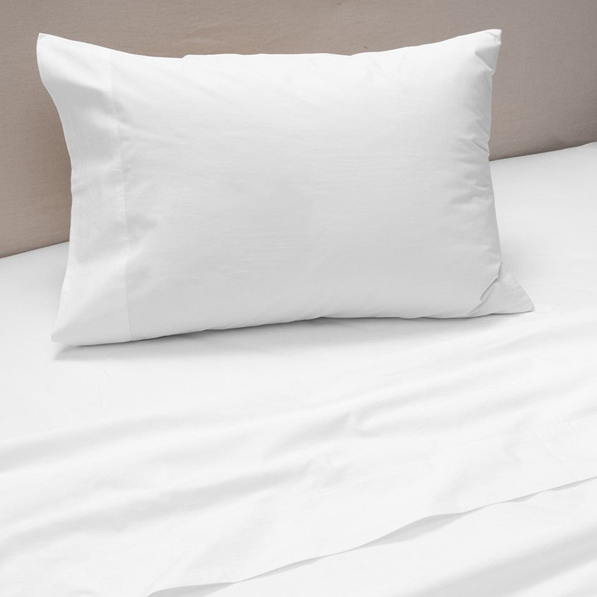 Sábana 300 Hilos Percale 1.5 Plazas Blanco