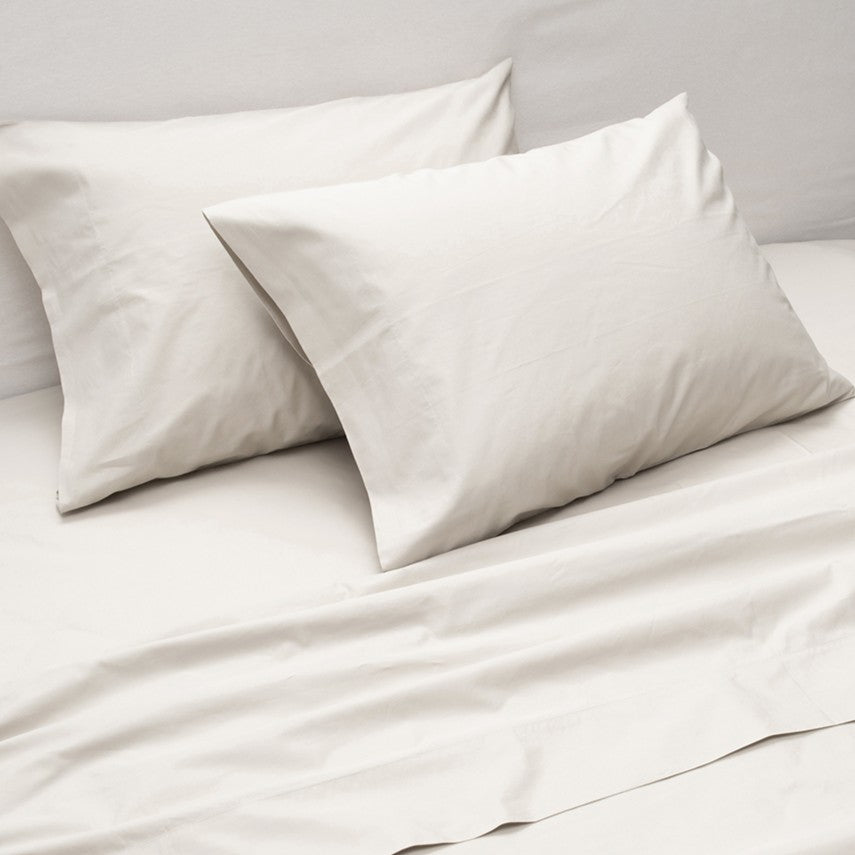Sábana 300 Hilos Percale Super King Hueso