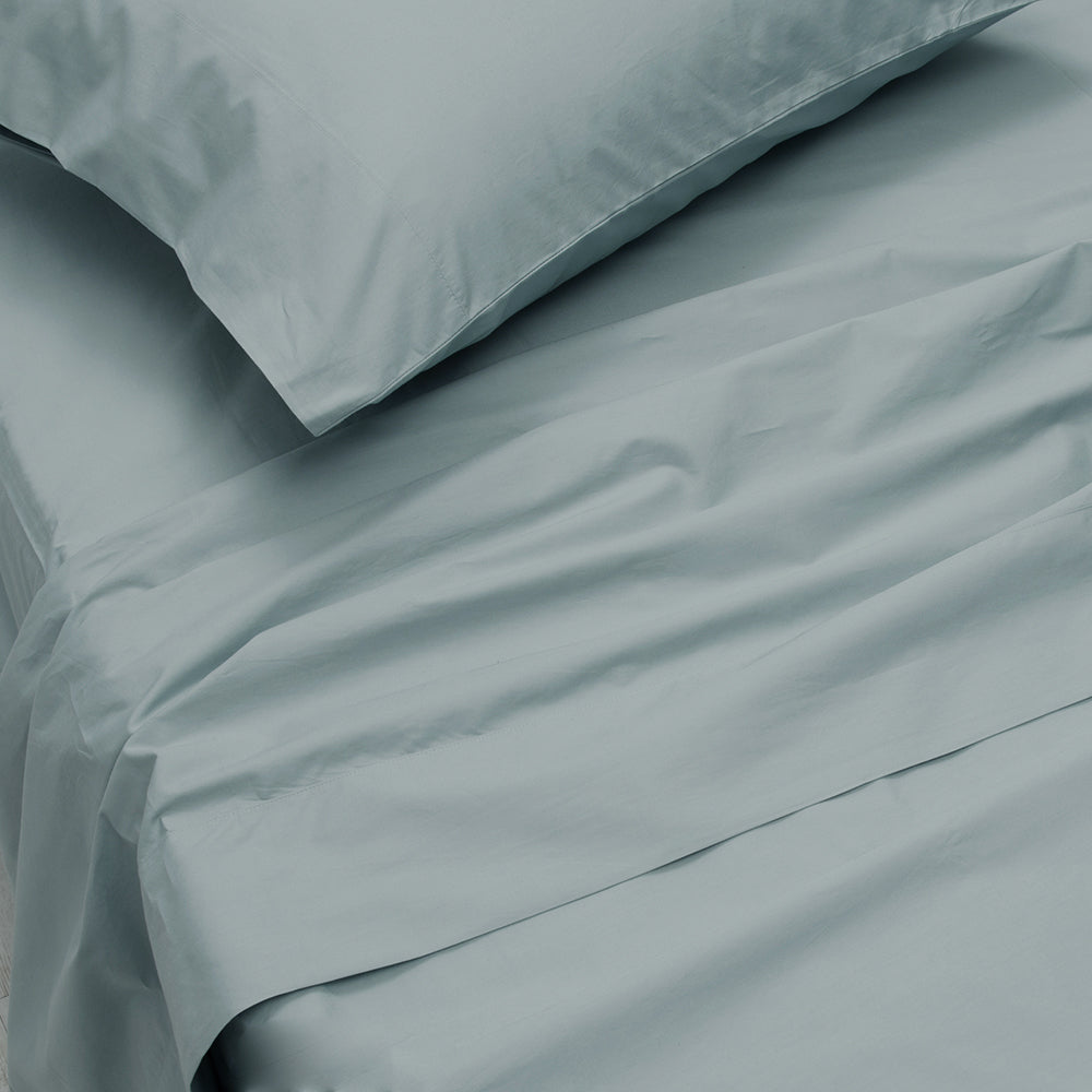 Sábana 300 Hilos Percale King Celeste