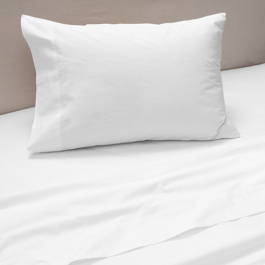 Sábana 400 Hilos Percale 1.5 Plazas Blanco