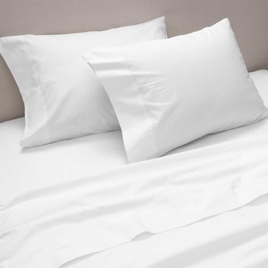 Sábana 400 Hilos Percale King Blanco