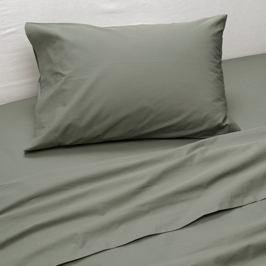 Sábana 400 Hilos Percale 1.5 Plazas Verde