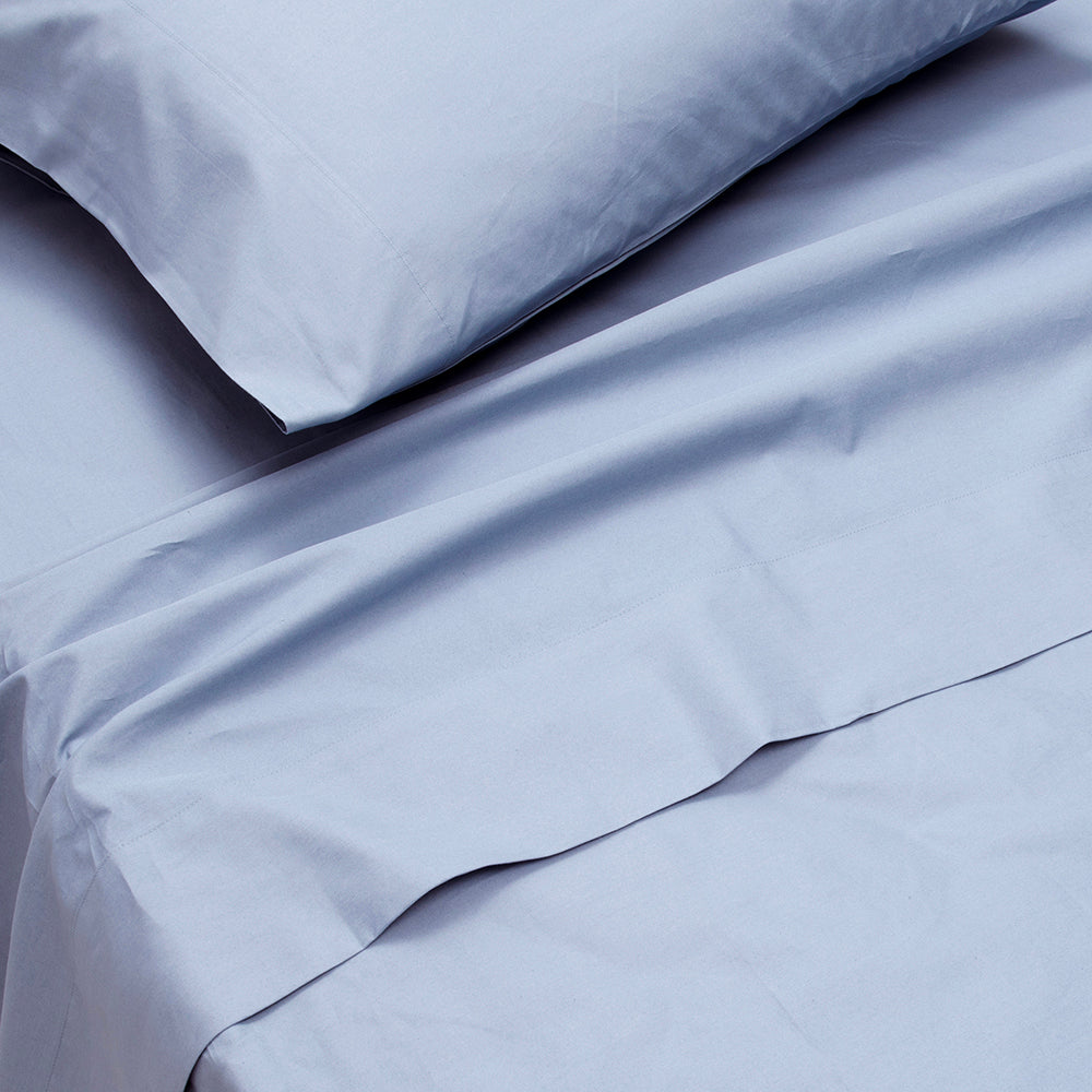 Sábana 400 Hilos Percale Super King Azul