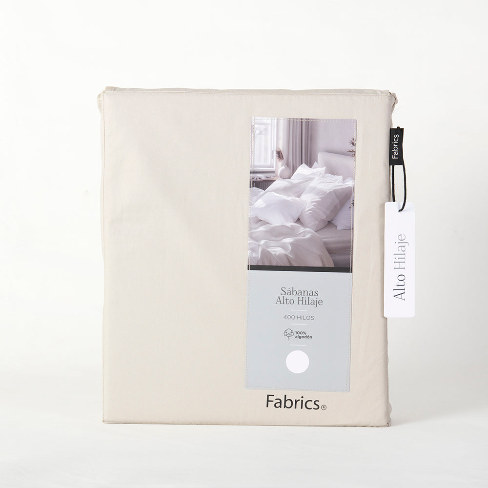 Sábana 400 Hilos Percale Super King Arena