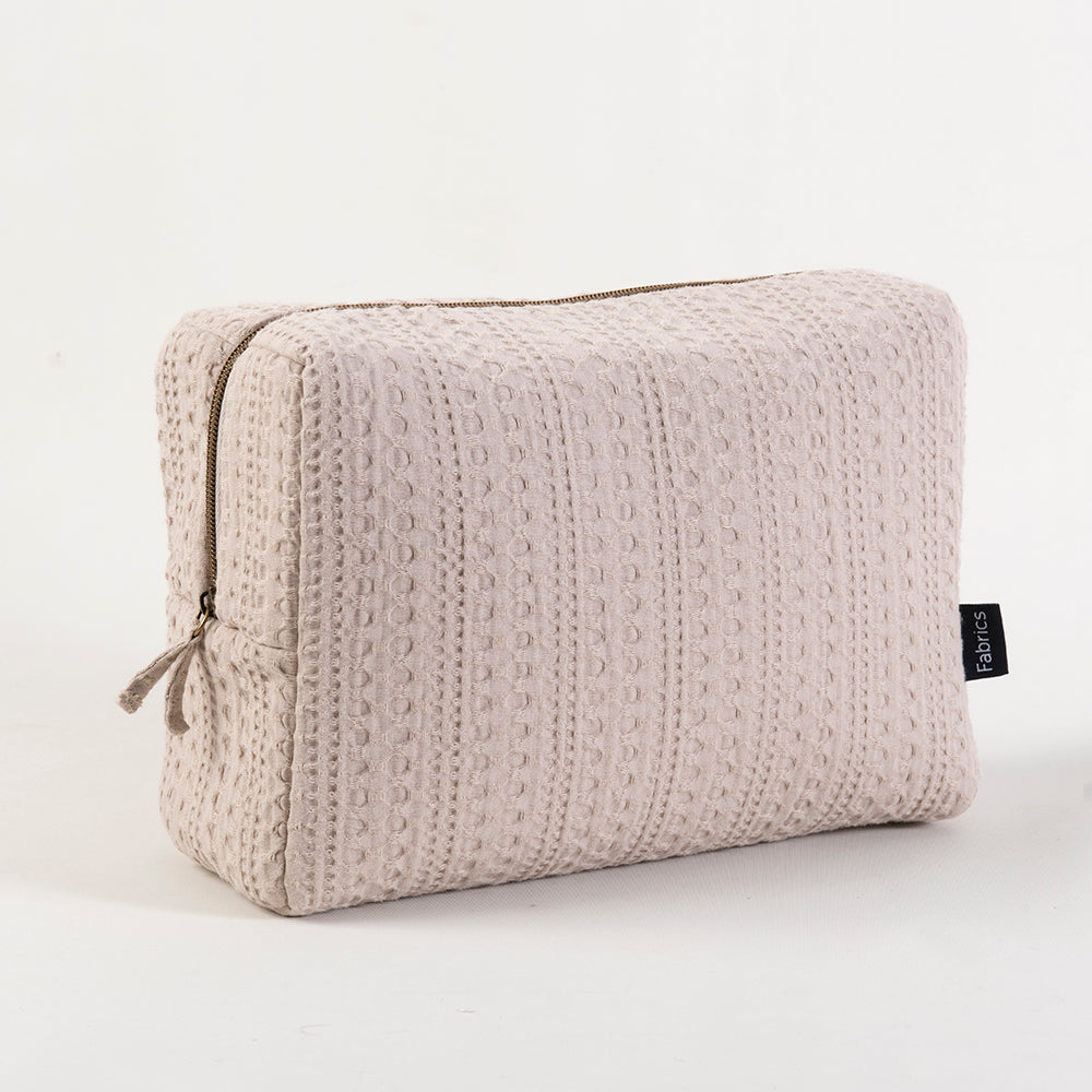 Estuche Waffle Beige