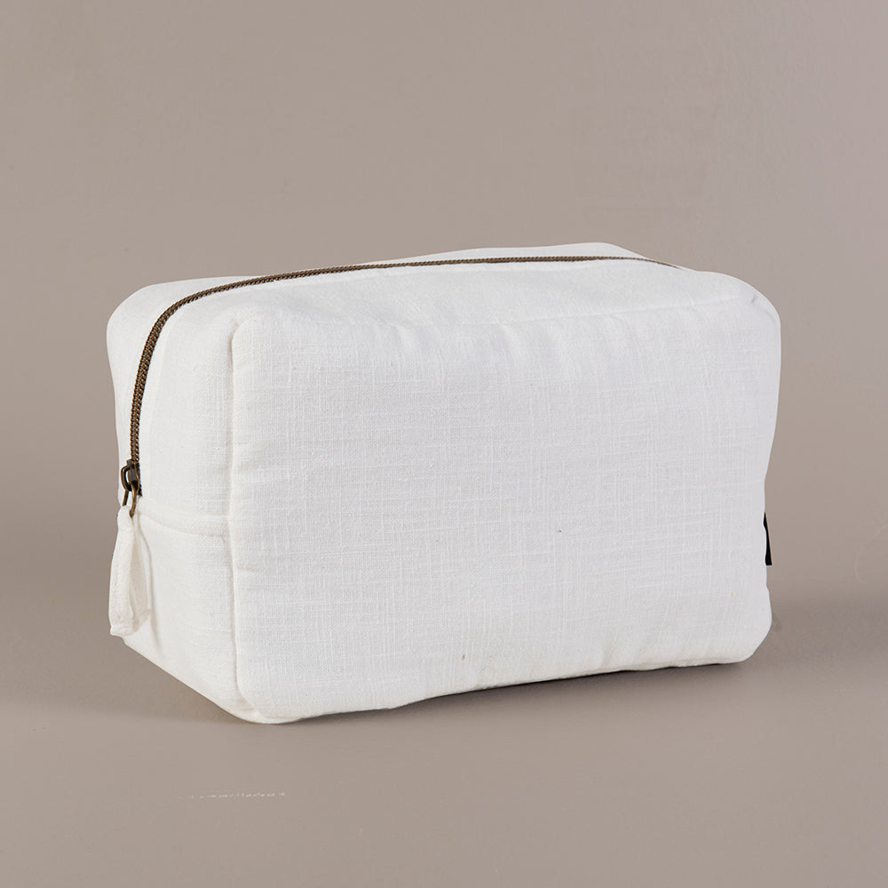 Estuche Lino Blanco