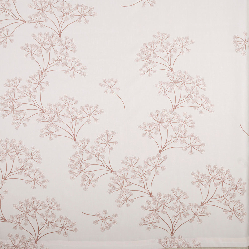 Cortina Baño Estampada Jazmin Rosa