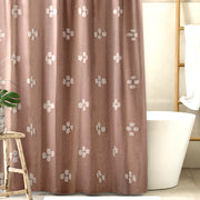 Cortina Baño Tufted Cross Terracota