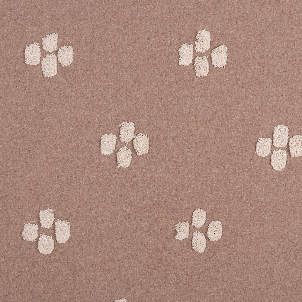 Cortina Baño Tufted Cross Terracota