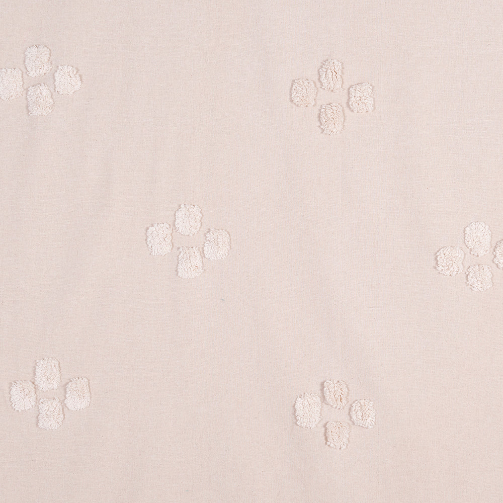 Cortina Baño Tufted Cross Cruda