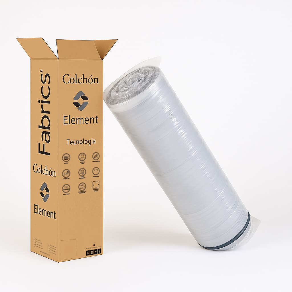 Cama Element 1.5 Plazas 105x200cm Gris