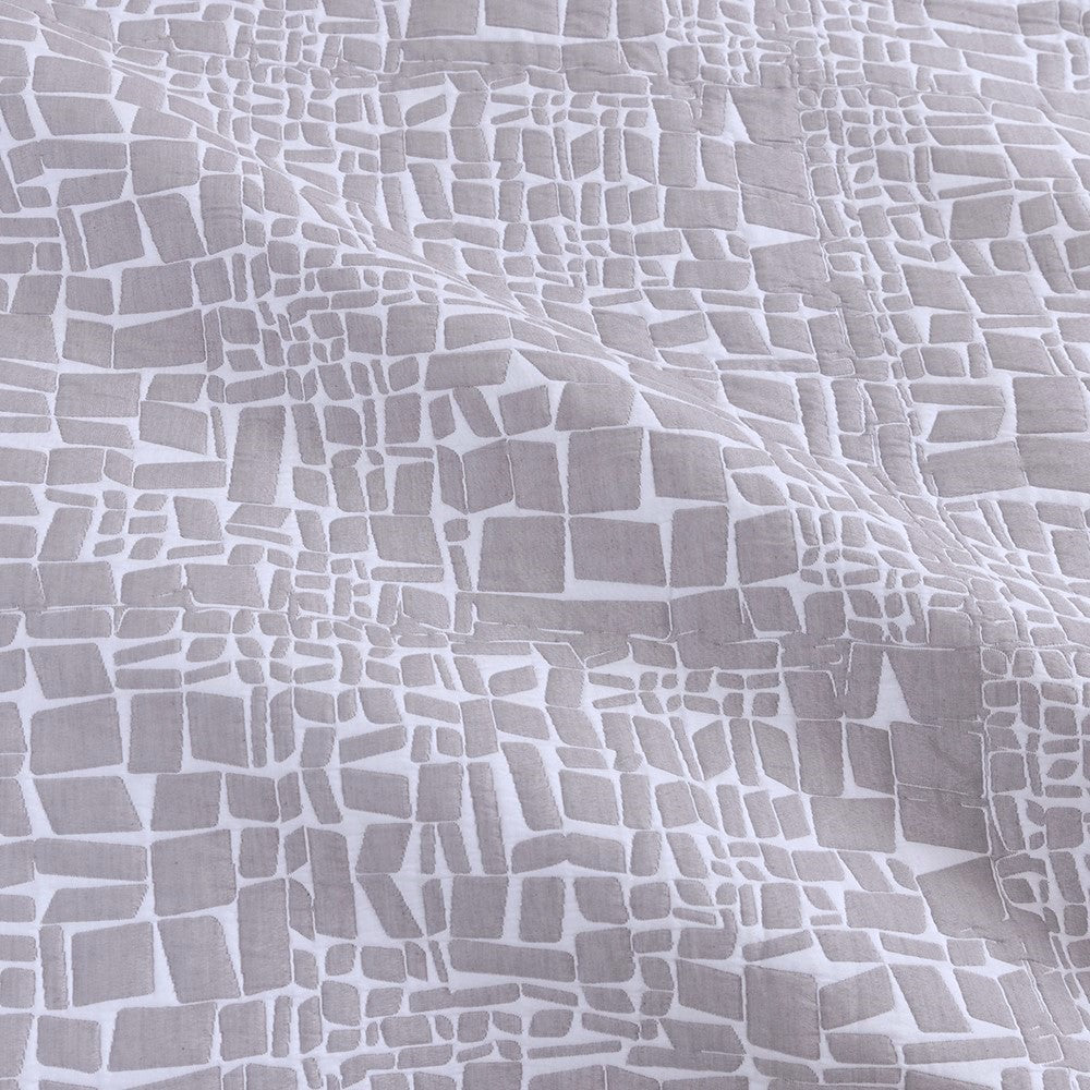 Cubrecama Jacquard Sherpa Nantes Super King Gris