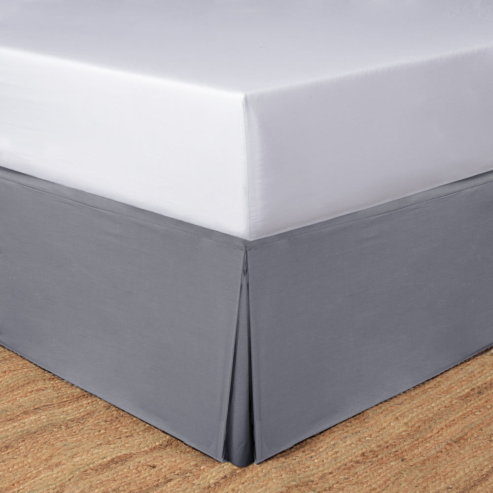 Faldón 200 Hilos Liso 2 Plazas Marengo