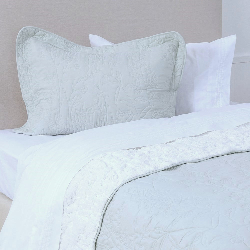 Cubrecama Quilt Sherpa Lavanda 1.5 Plazas Agua