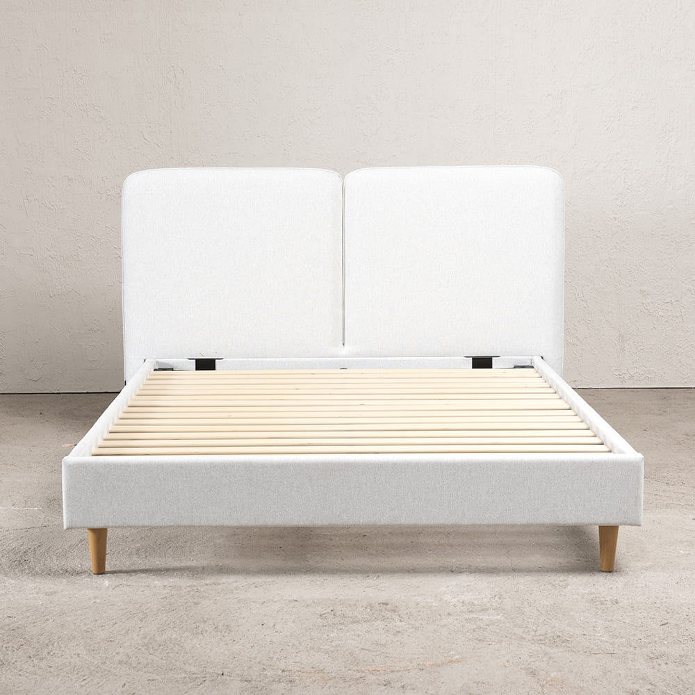 Cama Zen 2 Plazas Crudo Melange