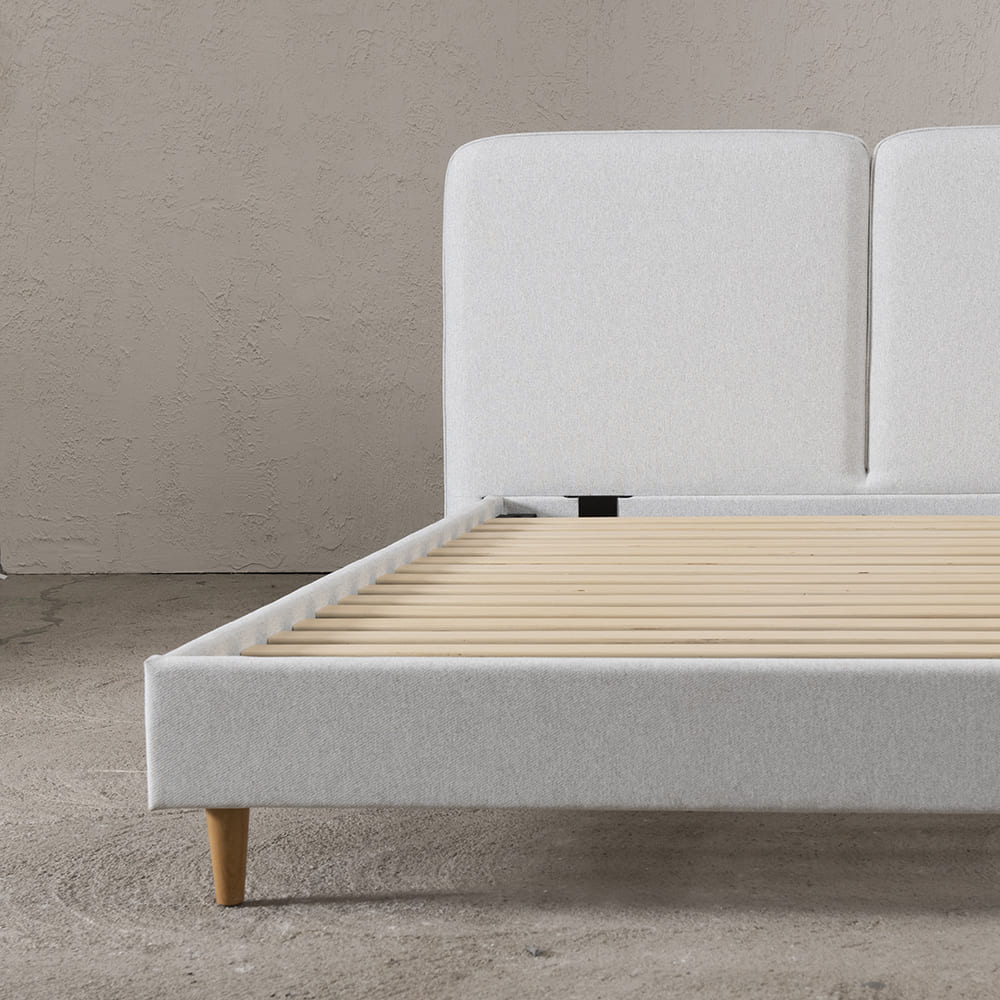 Cama Zen 2 Plazas Crudo Melange