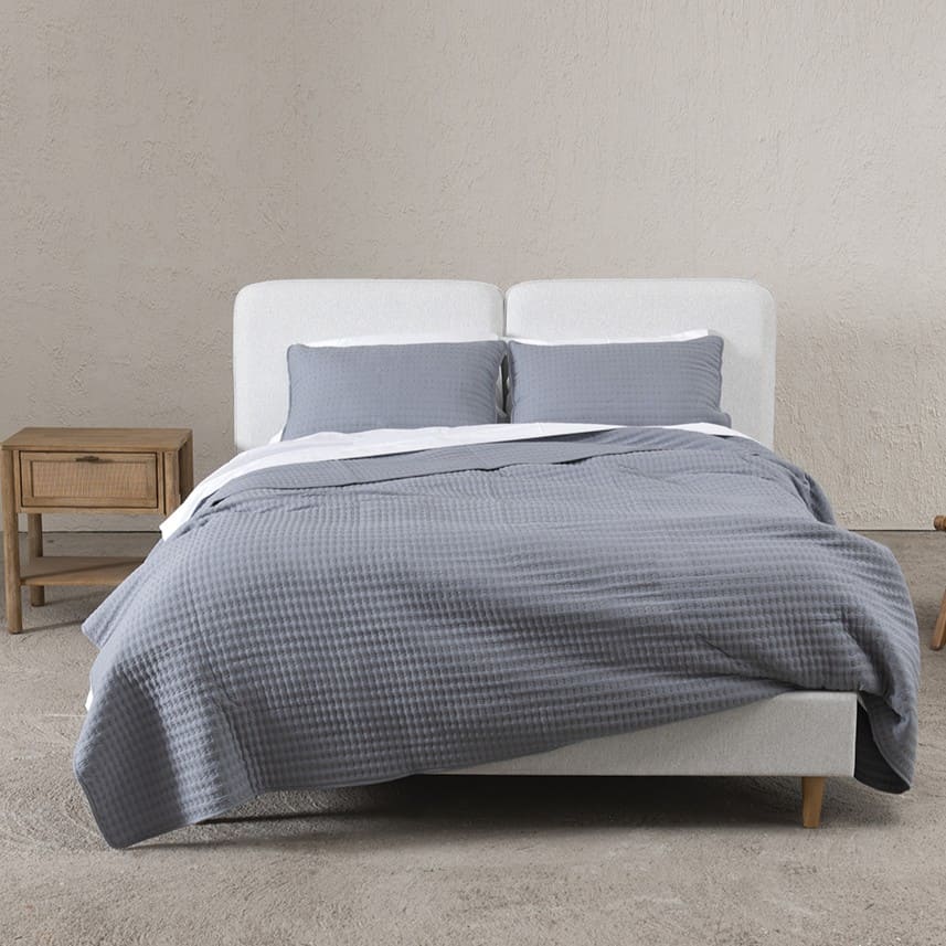 Cama Zen 2 Plazas Crudo Melange