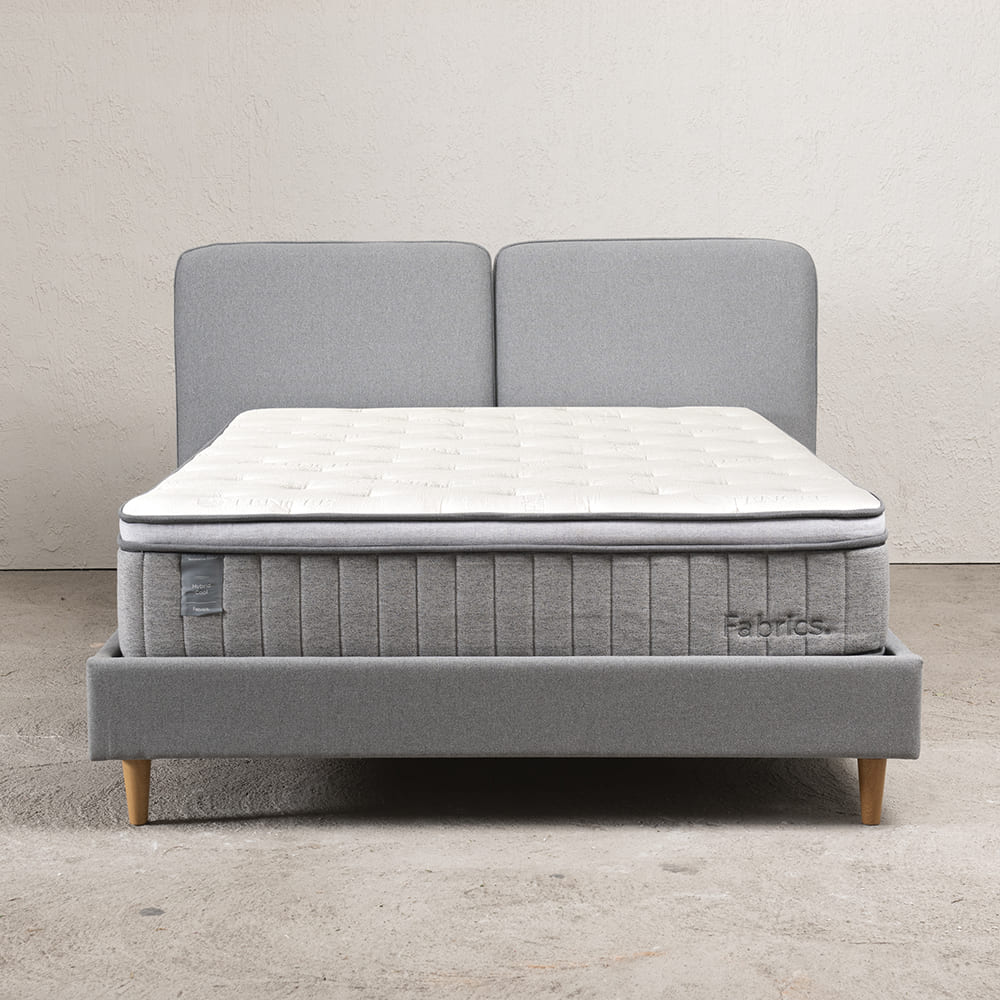 Cama Zen 2 Plazas Gris