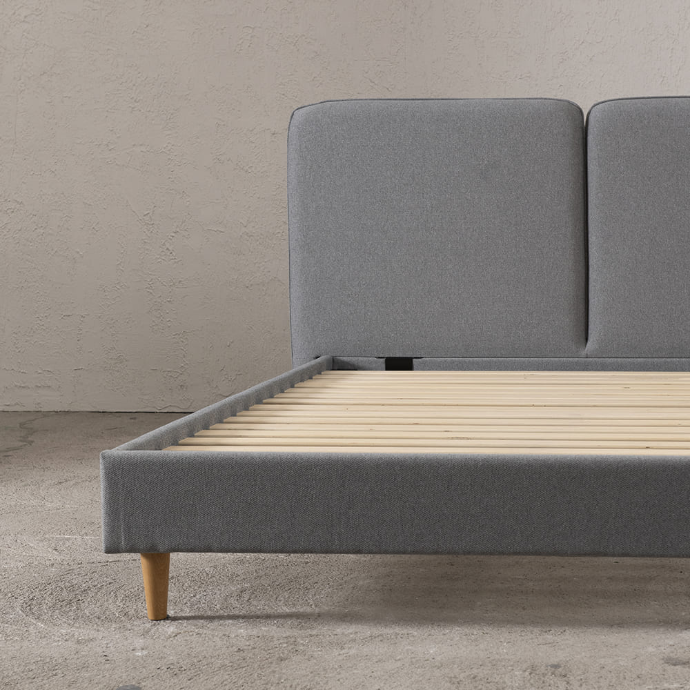 Cama Zen 2 Plazas Gris