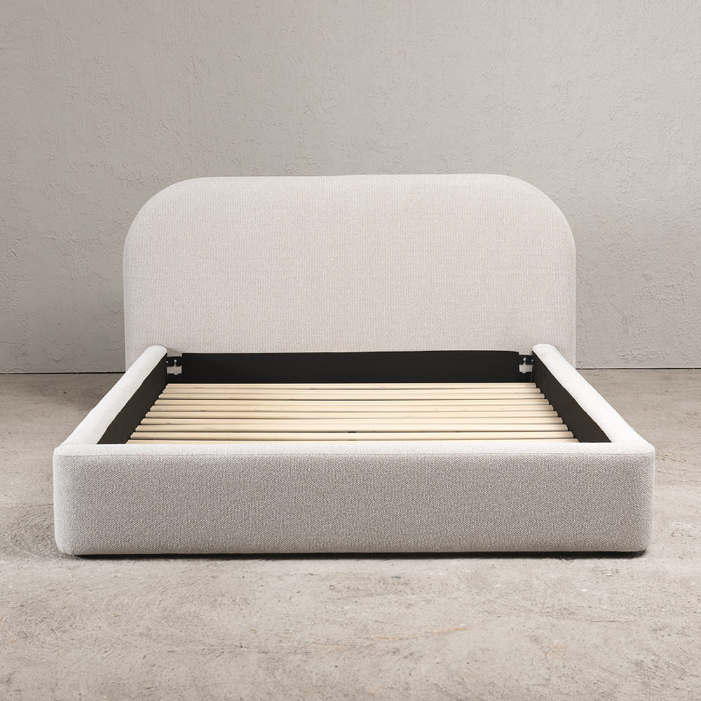 Cama Aura 2 Plazas Beige