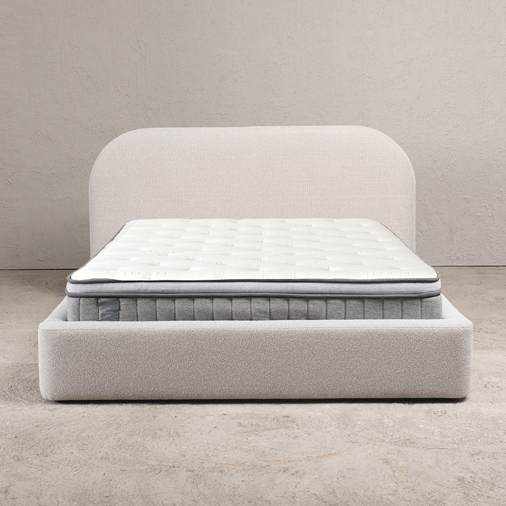 Cama Aura King Beige