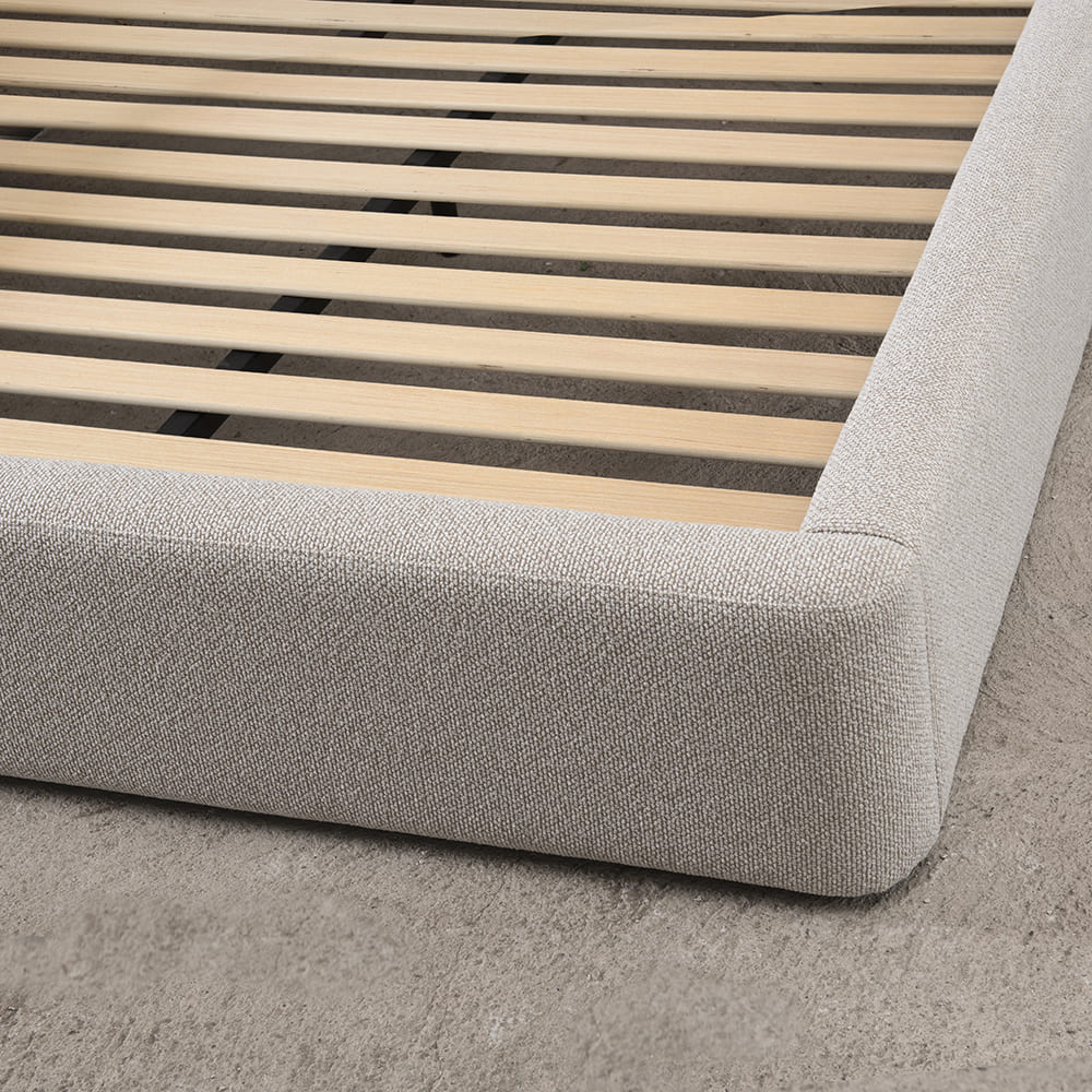 Cama Aura King Beige