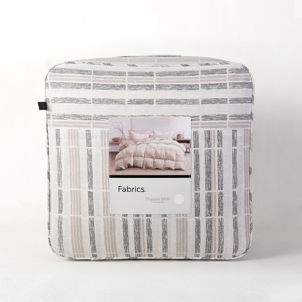 Plumón Estampado Samaná King Beige