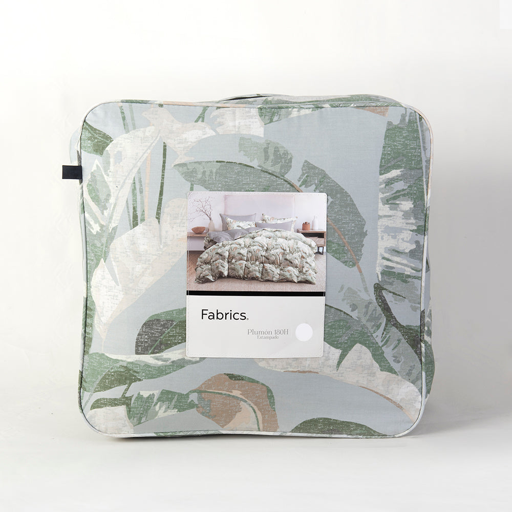 Plumón Estampado Macao King Verde