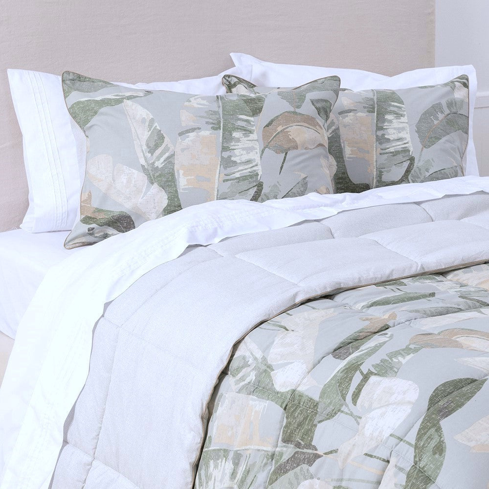 Plumón Estampado Macao King Verde