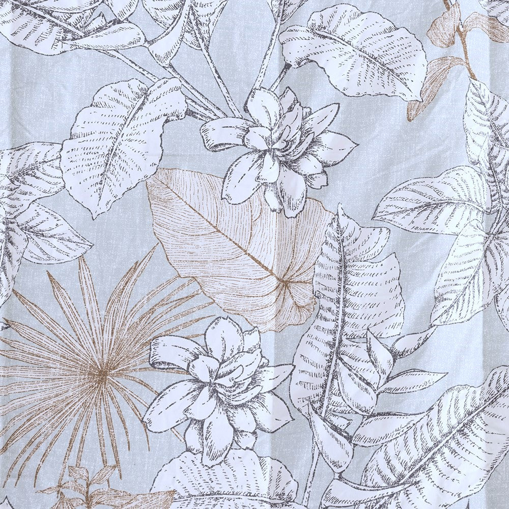 Plumón Estampado Sherpa Rocío 1.5 Plazas Agua