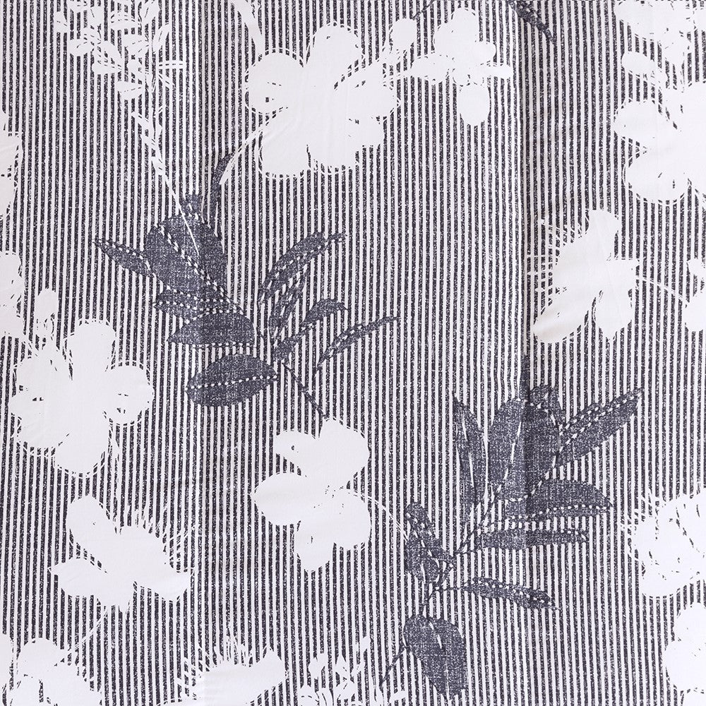 Plumón Estampado Sherpa Cerezo 1.5 Plazas Azul