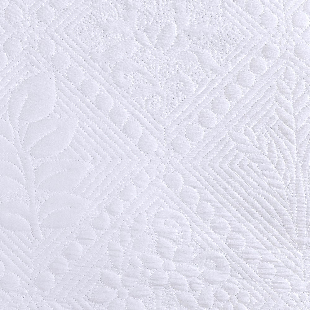 Cubrecama Quilt Sherpa Elisa 2 Plazas Crudo