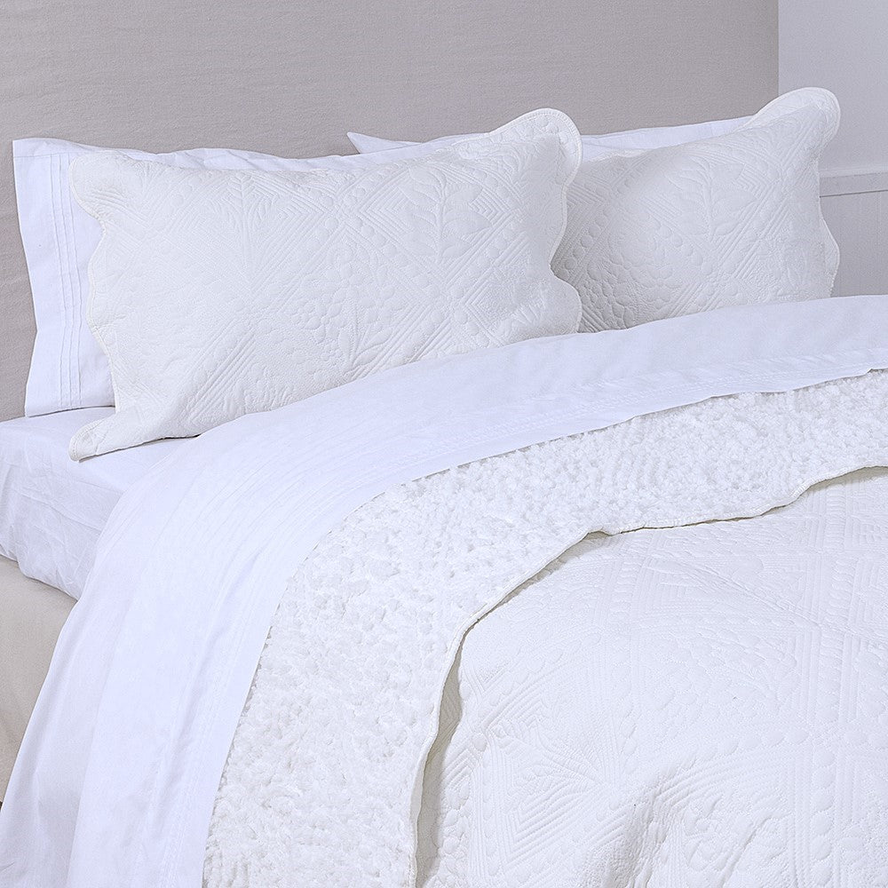 Cubrecama Quilt Sherpa Elisa 2 Plazas Crudo