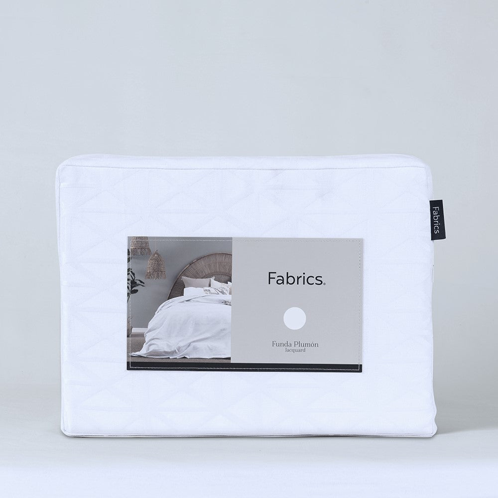 Funda Plumón Liverpool 1.5 Plazas Blanca