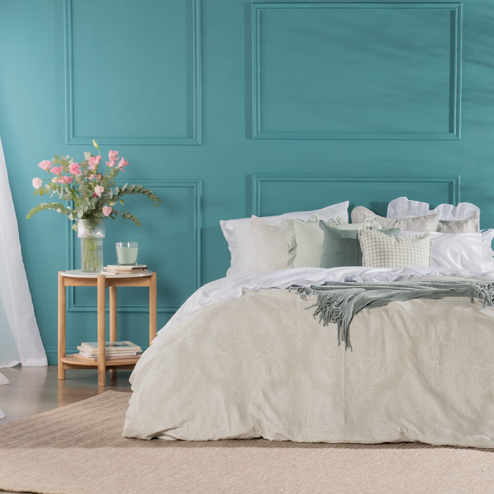 Funda Plumón Jacquard King Perla