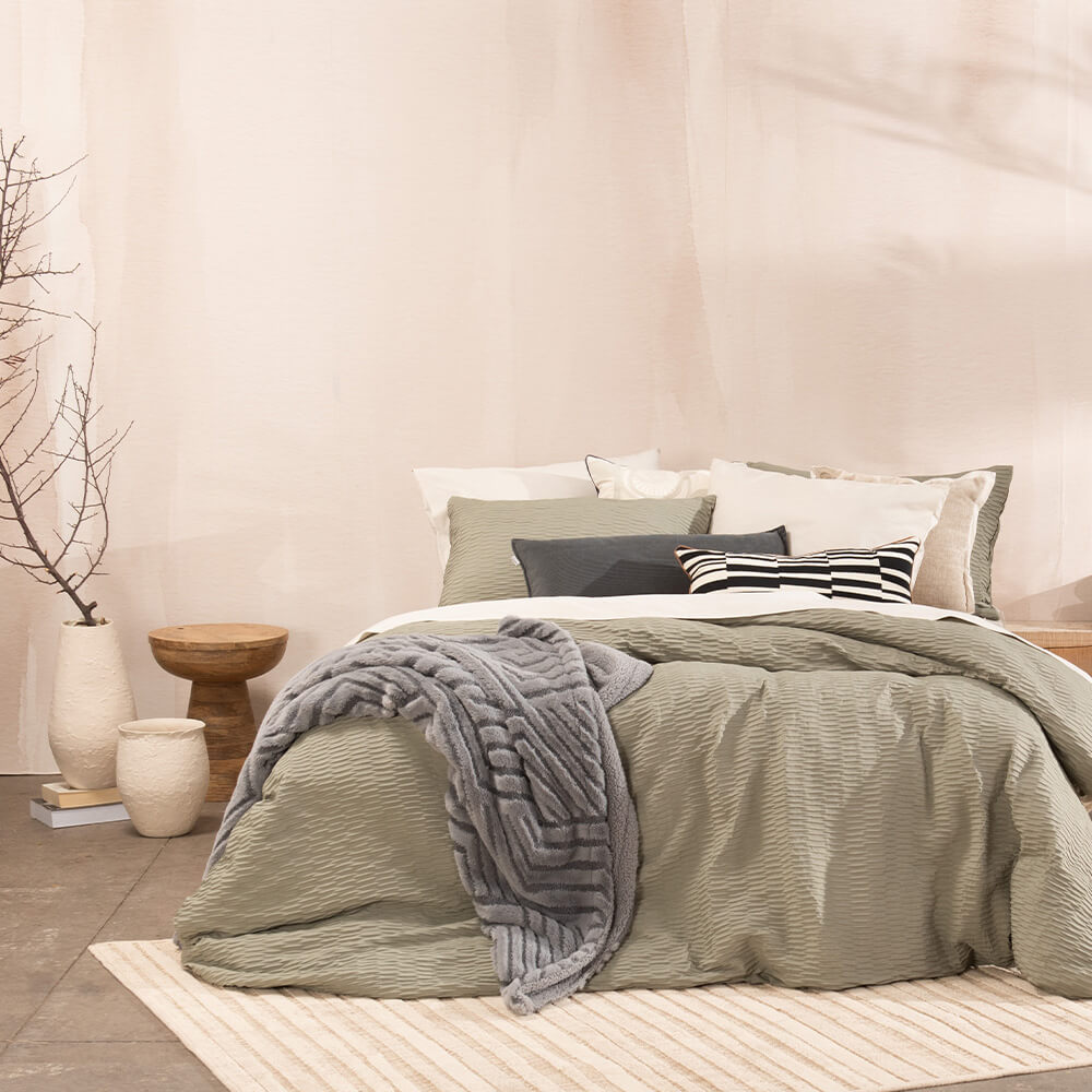 Funda de Plumón Blur 2 Plazas Verde