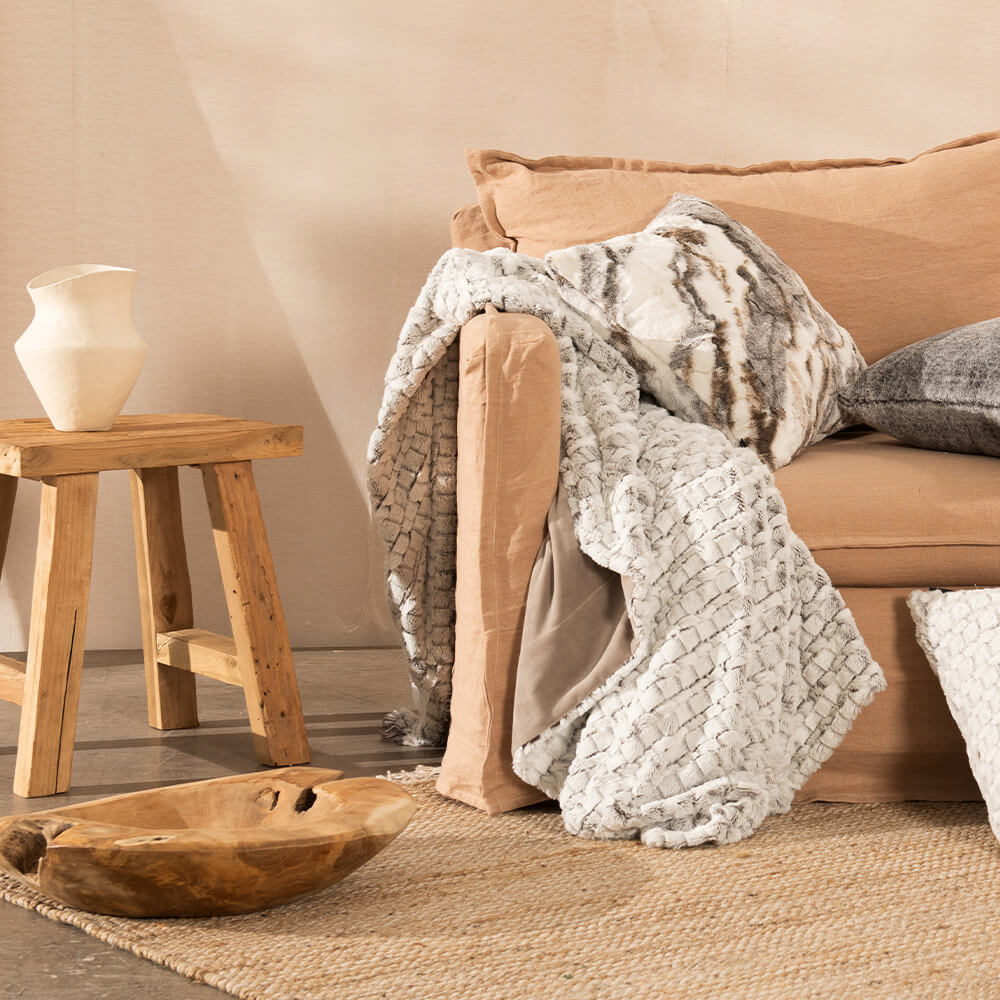 Manta Fur Anadir Taupe