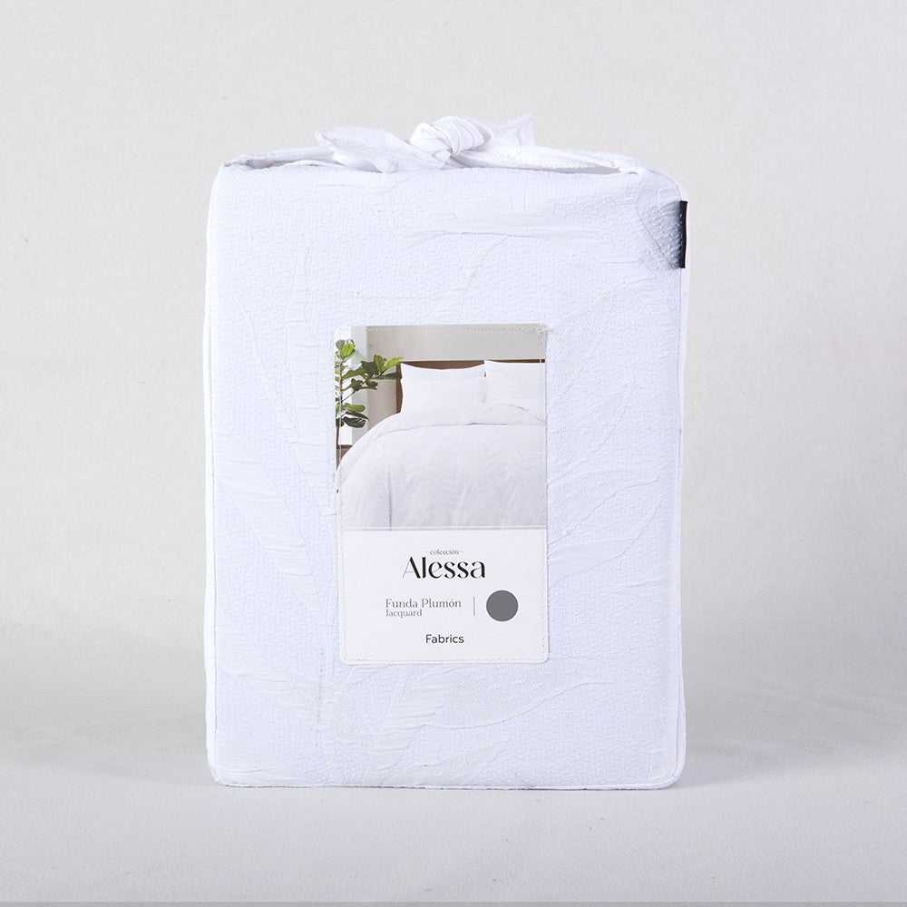 Funda Plumón Alba 1.5 Plazas Blanco