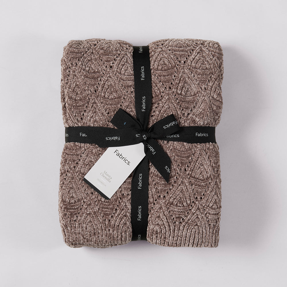 Manta Chenilla Lyon Taupe