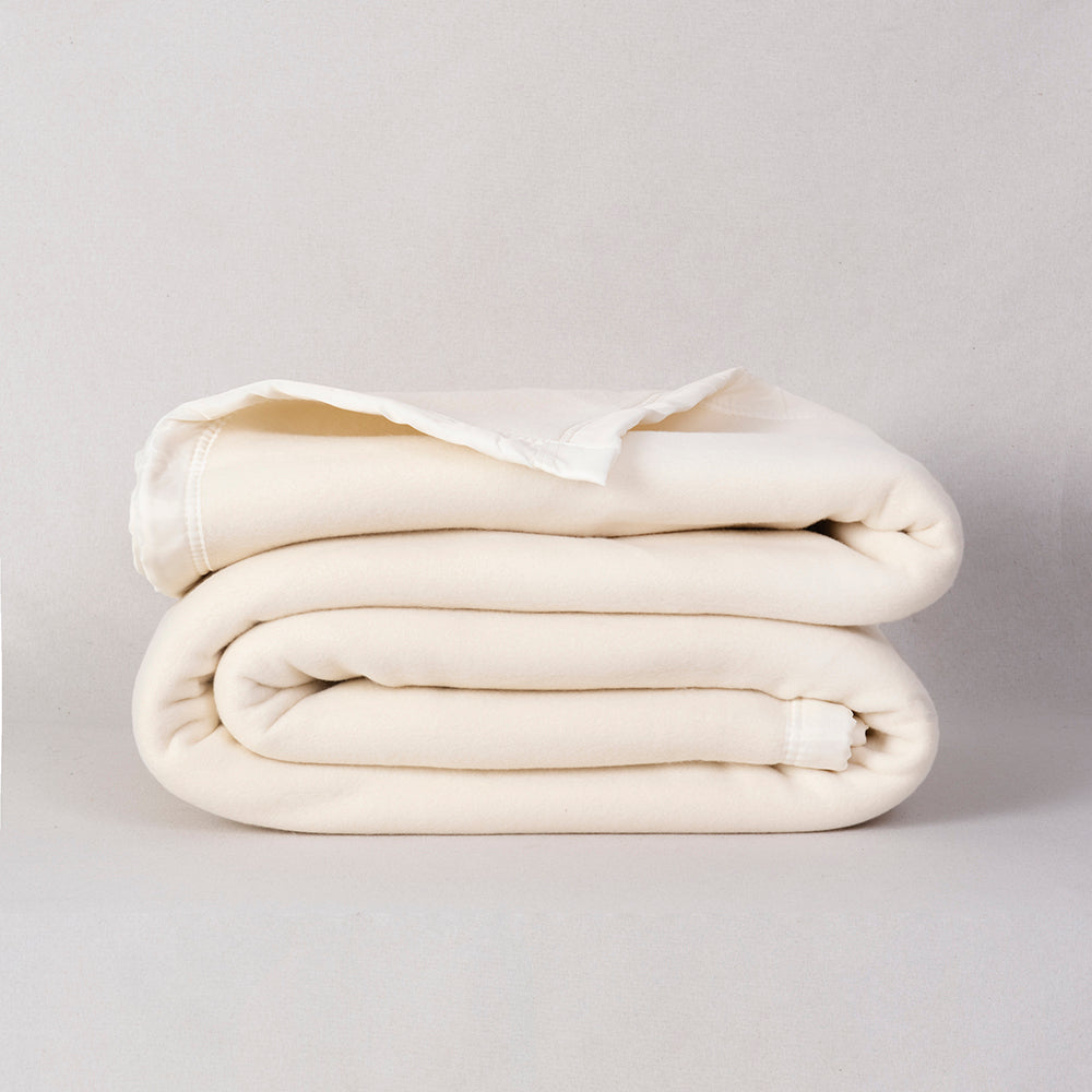 Frazada Polywool 1.5 Plazas Crudo