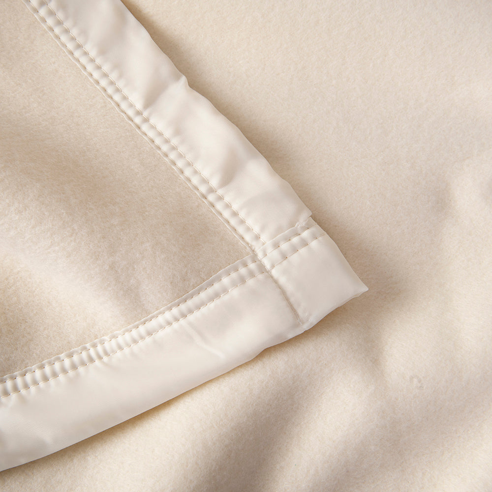 Frazada Polywool 1.5 Plazas Crudo