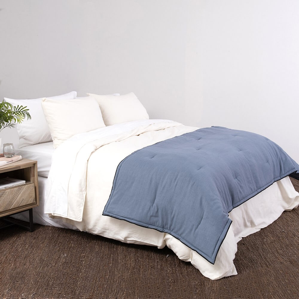 Piecera Lino Noa Azul