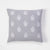 Cojín Bordado India Gris