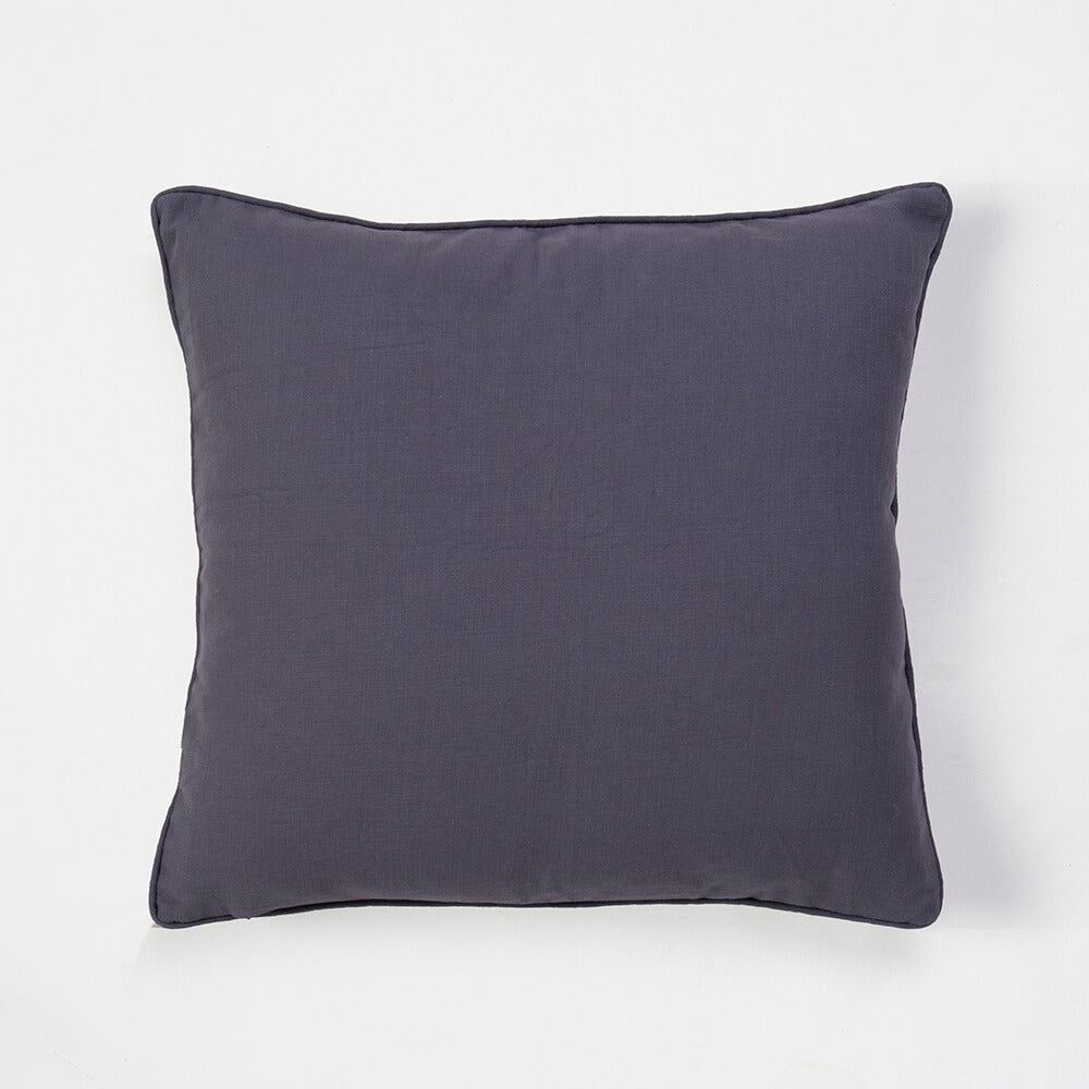 Cojín Bordado Tulipán Crudo